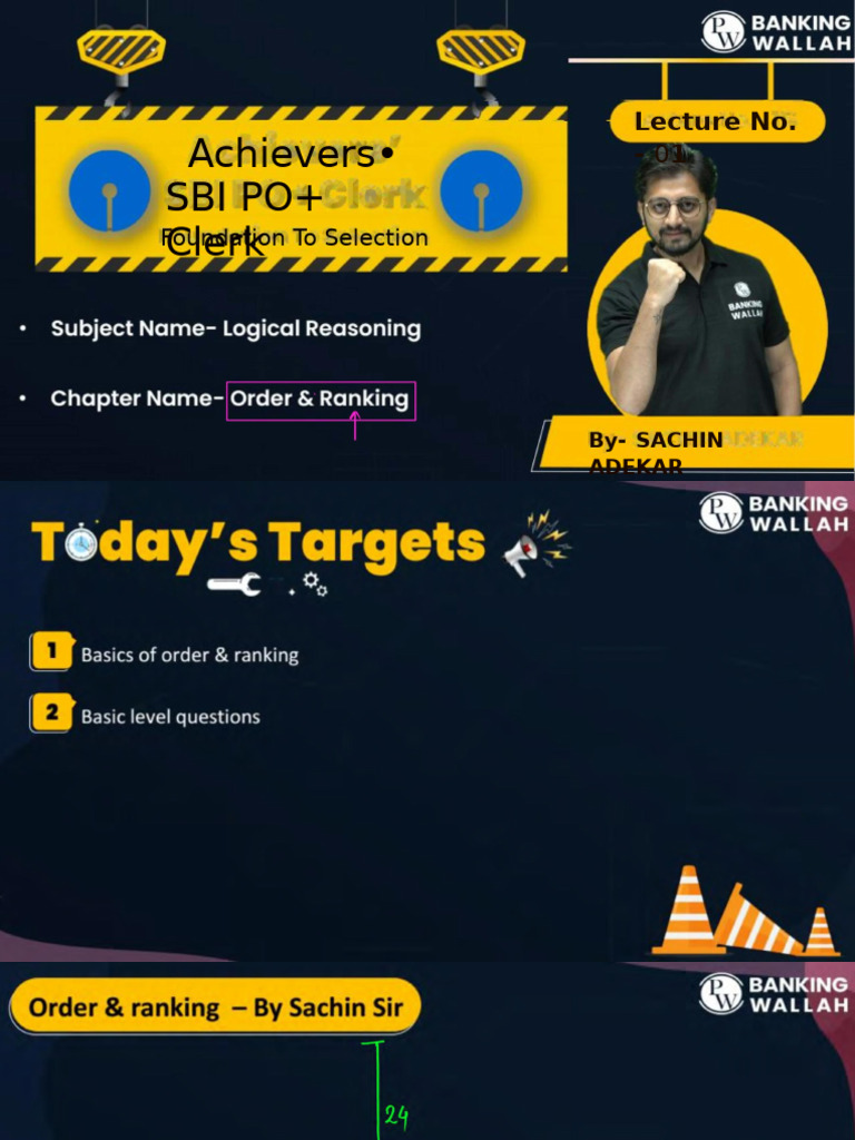 Order & Ranking | PDF
