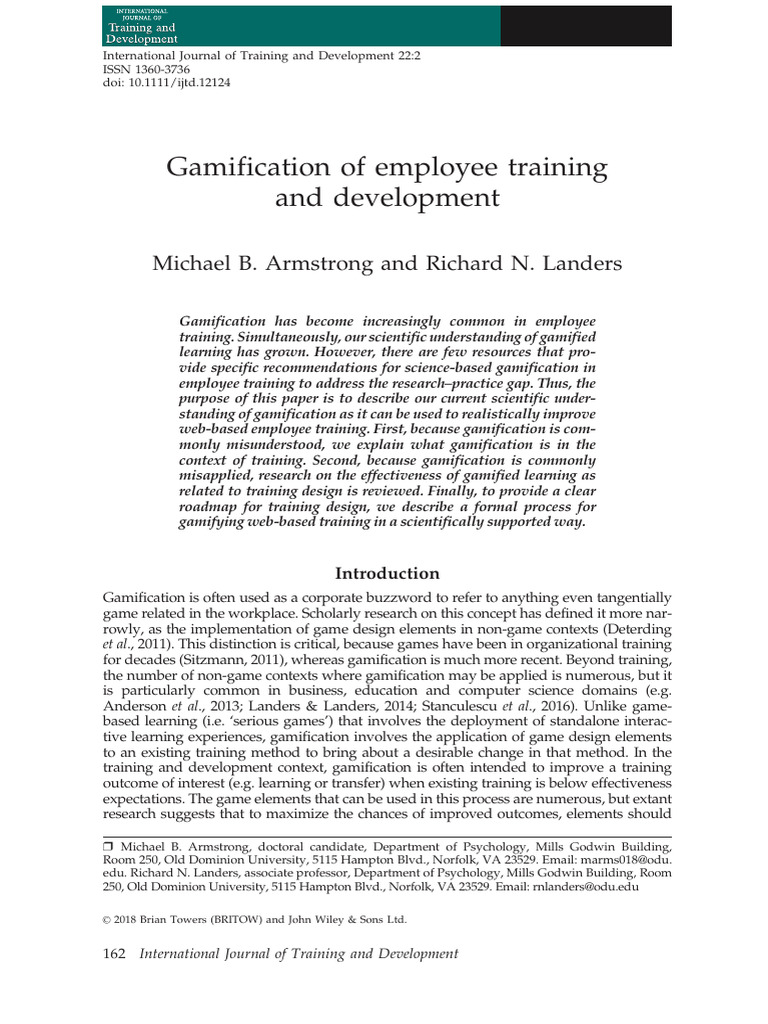 Science-Based Gamification in Training | PDF | Instructional Design ...