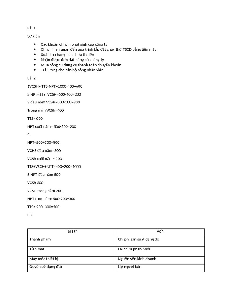 bai tap nguyen li ke toan | PDF