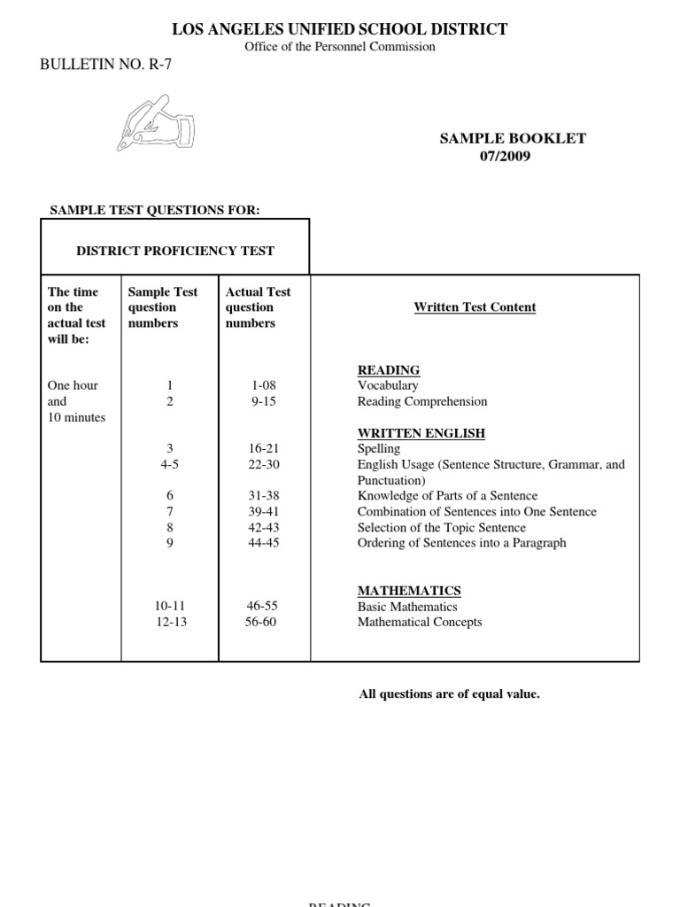 Dist Prof Sample | PDF | Paragraph | Reading (Process)