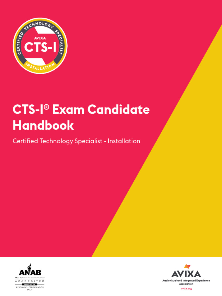 CTS-I Exam Candidate Handbook | PDF | Psychometrics | Professional ...