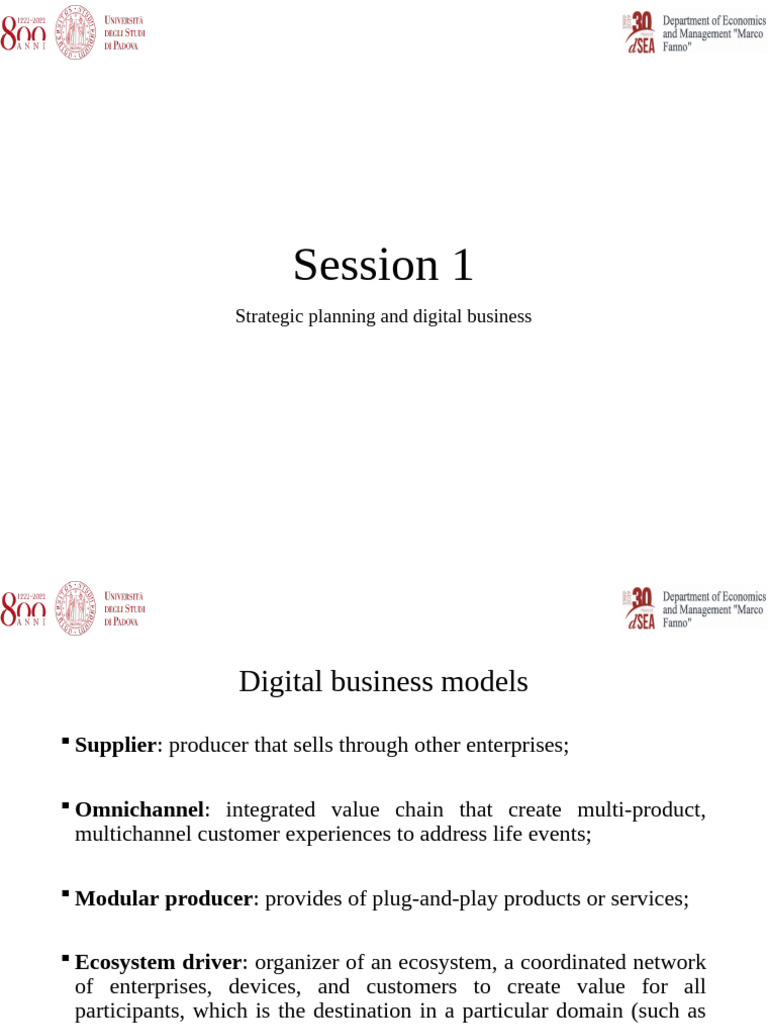 Digital Business Models and Transformation | PDF | Innovation ...