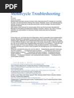 Motorcycle Troubleshooting