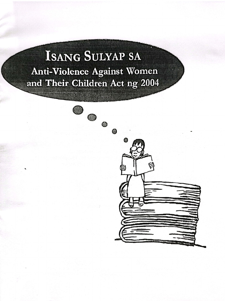 Isang Sulyap Sa Anti Violence Against Women and Their Children Act NG ...