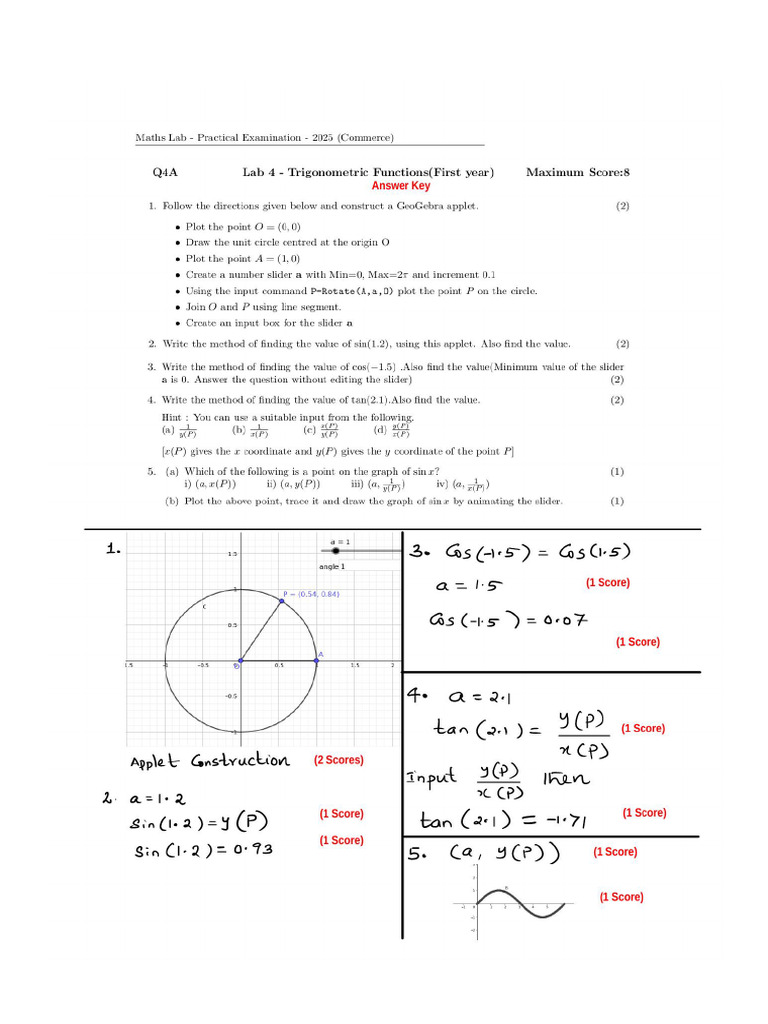 IT Maths Lab Exam 2025 - Batch 2 | PDF