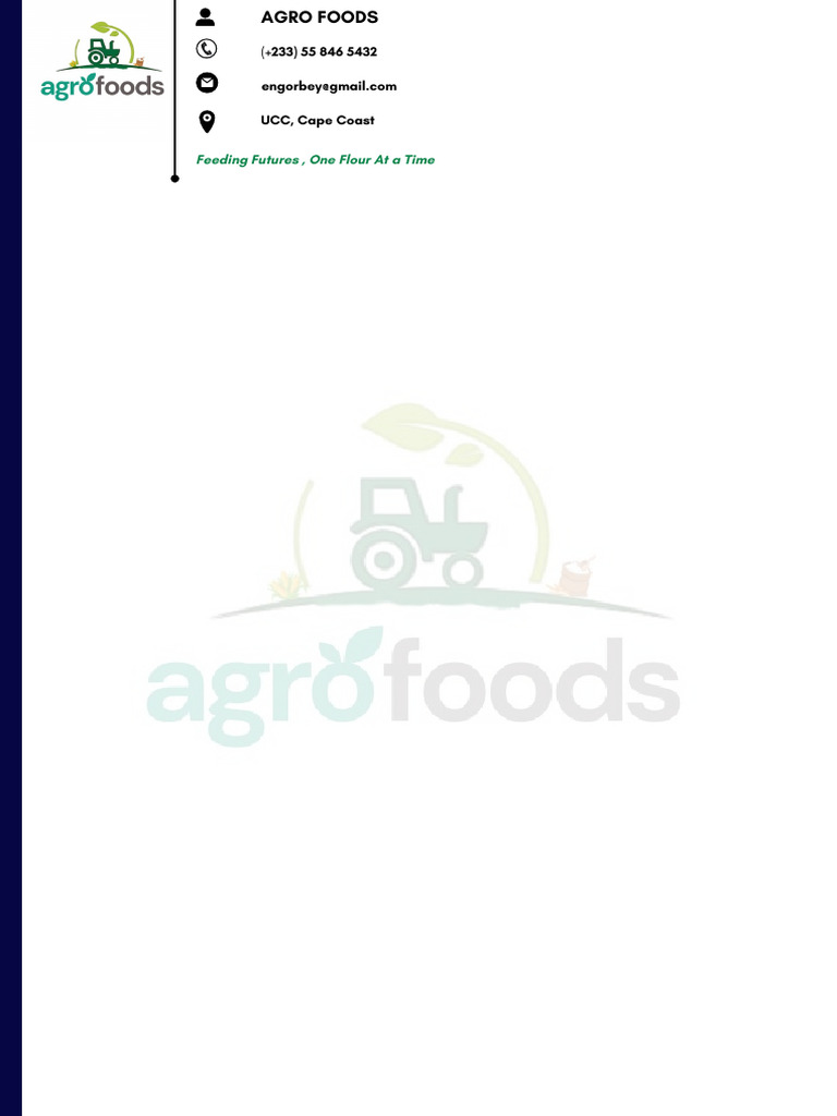 Agro Foods: Flour for Future Feeding | PDF