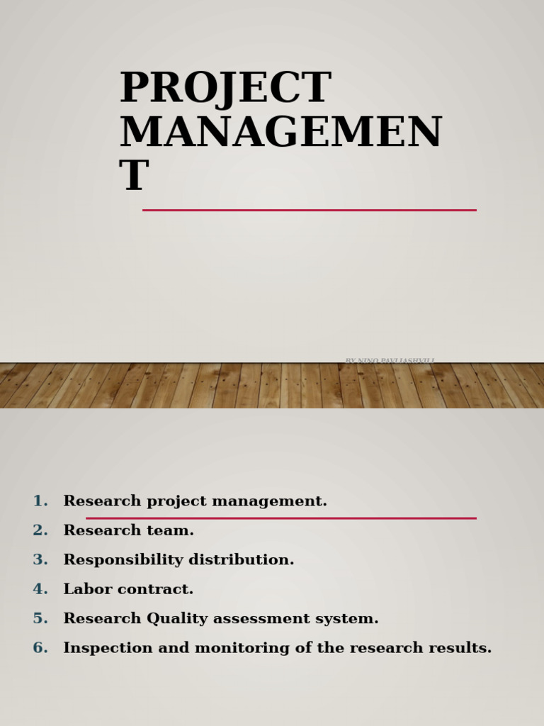 Effective Research Project Management Guide | PDF | Quantitative ...