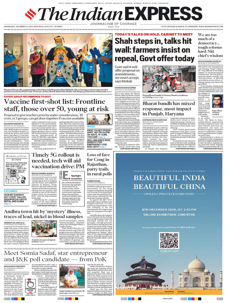 Indian Express 09 Dec 2020 (1) | PDF