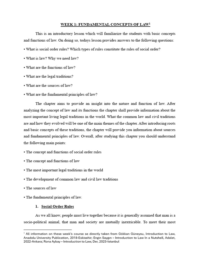 Introduction to Law: Key Concepts | PDF | Justice | Crime & Violence