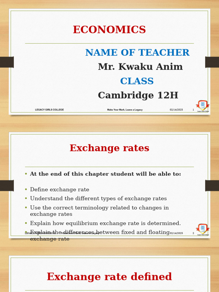 Understanding Exchange Rates and Types | PDF | Exchange Rate ...