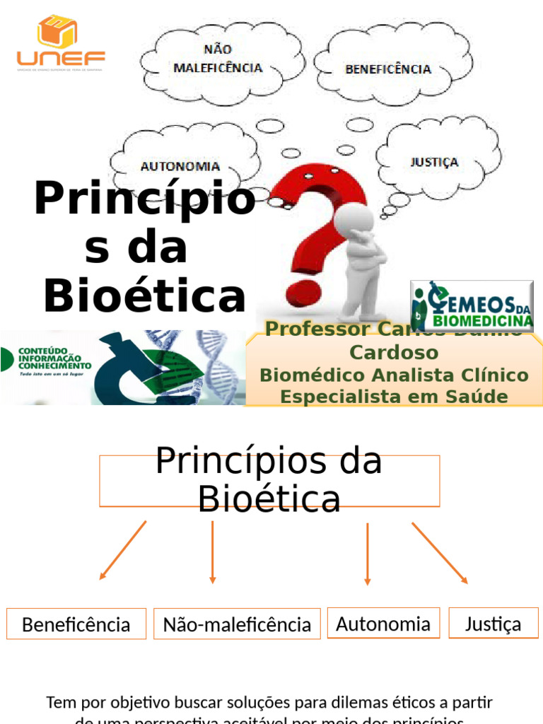Aula Principios Da Bioética | PDF | Justiça | Crime e Violência
