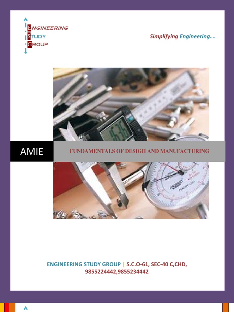 Fundamentals of Design and Manufacturing | PDF | Casting | Machining