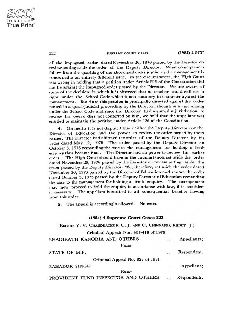 Supreme Court Judgment on Modak Case | PDF | Supreme Court Of The ...