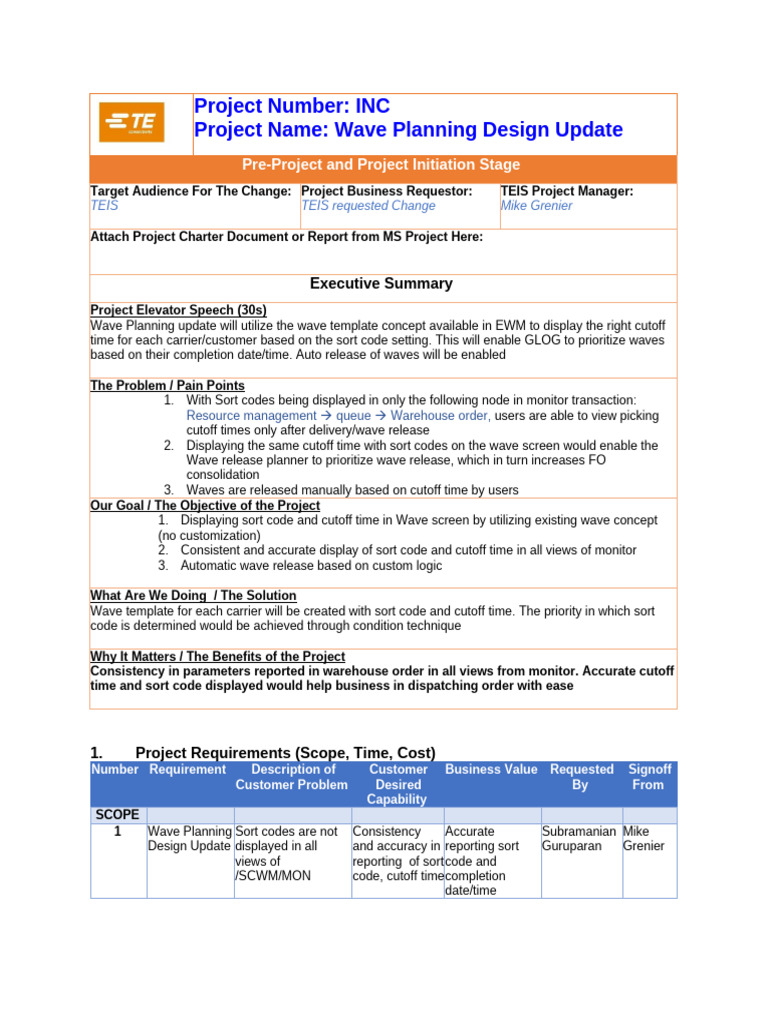 Wave Planning Design Update Overview | PDF | Computing