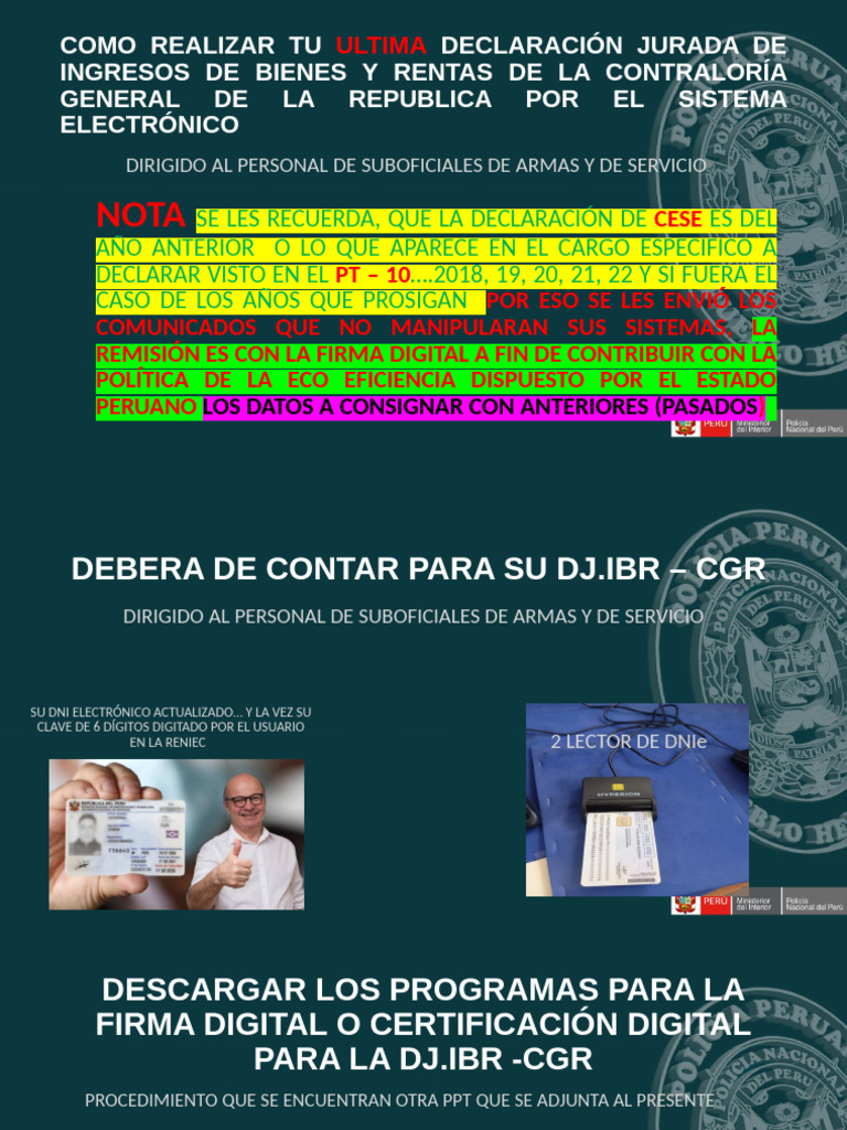 3 Como Realizar Tu Ultima Declaración Jurada de Ingresos | PDF