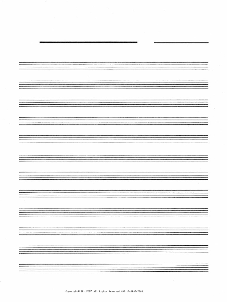 Empty Score 1 | PDF