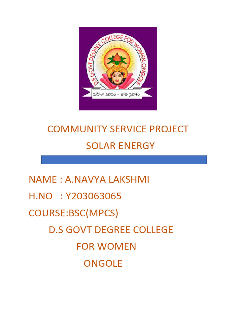 1csp Navya Report | PDF | Solar Power | Energy Development