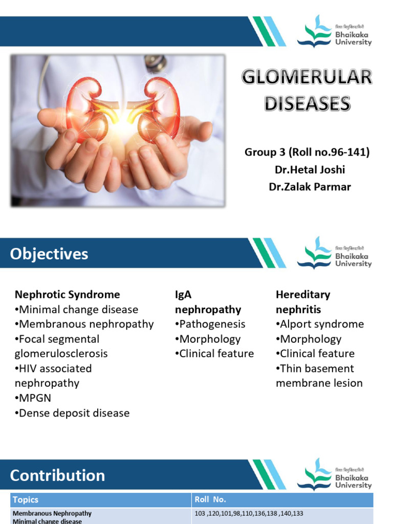 Overview of Glomerular Diseases | PDF | Kidney Disease | Nephrology