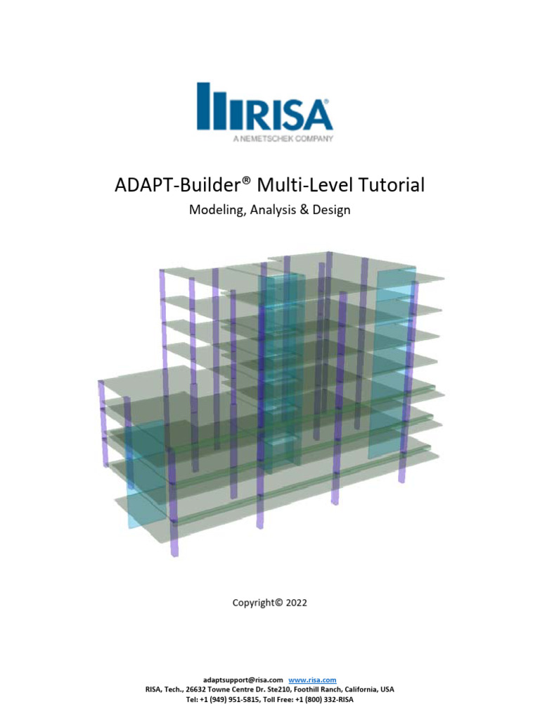 ADAPT-Builder Multi-Level Tutorial - 05052022 | PDF | Strength Of ...