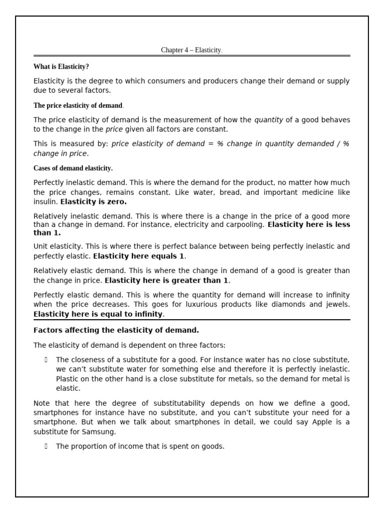Understanding Demand Elasticity | PDF | Elasticity (Economics) | Demand