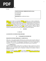 Modelo de Contestación Tutela Colombia | PDF | Derecho Constitucional ...