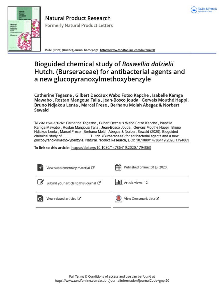 Fractionnement Bioguidé | PDF | Thin Layer Chromatography
