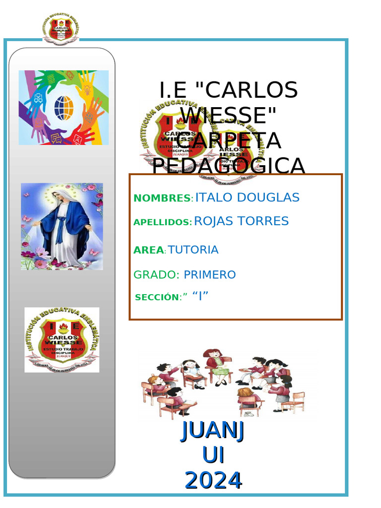 Tutoria 1° Sec - CW 2024-Carpeta | PDF | Justicia | Crimen y violencia