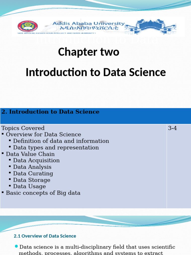 Introduction to Data Science Concepts | PDF | Apache Hadoop | Computer ...