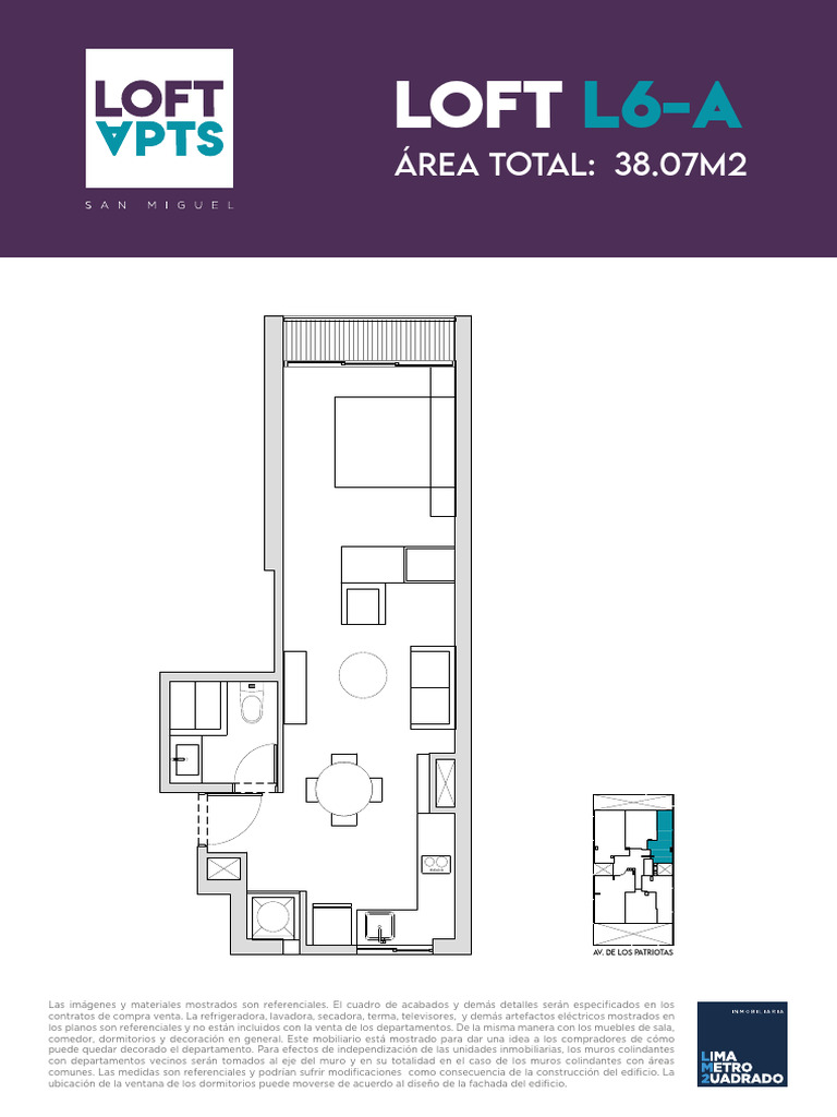 Departamentos y lofts en Av. Patriotas | PDF | Mueble | Inicio
