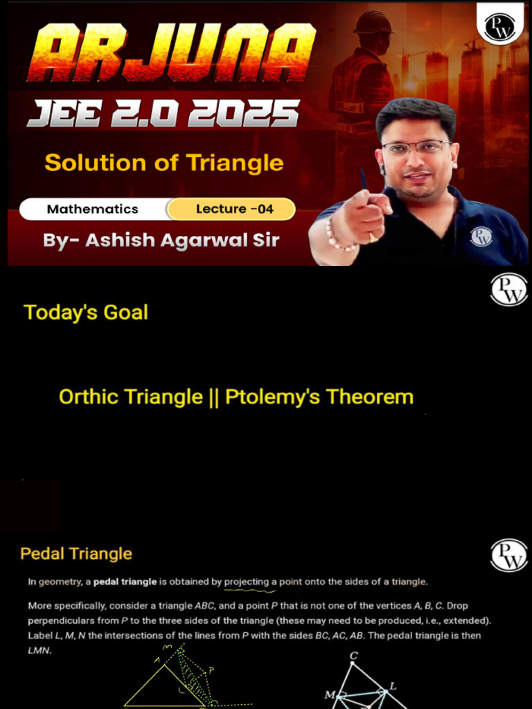 Solution of Triangle | PDF