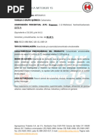 Ficha Técnica Cirano 20 Insecticida | PDF | Insecticida | Insectos y
