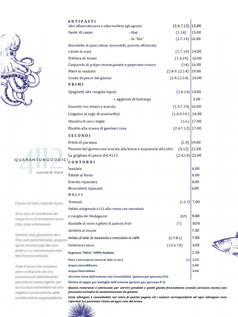 Menu Italiano 4112 Maggio 2020 2 | PDF