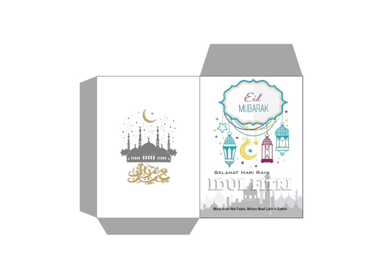 Desain Amplop Undangan Motif Masjid TUTORiduan | PDF
