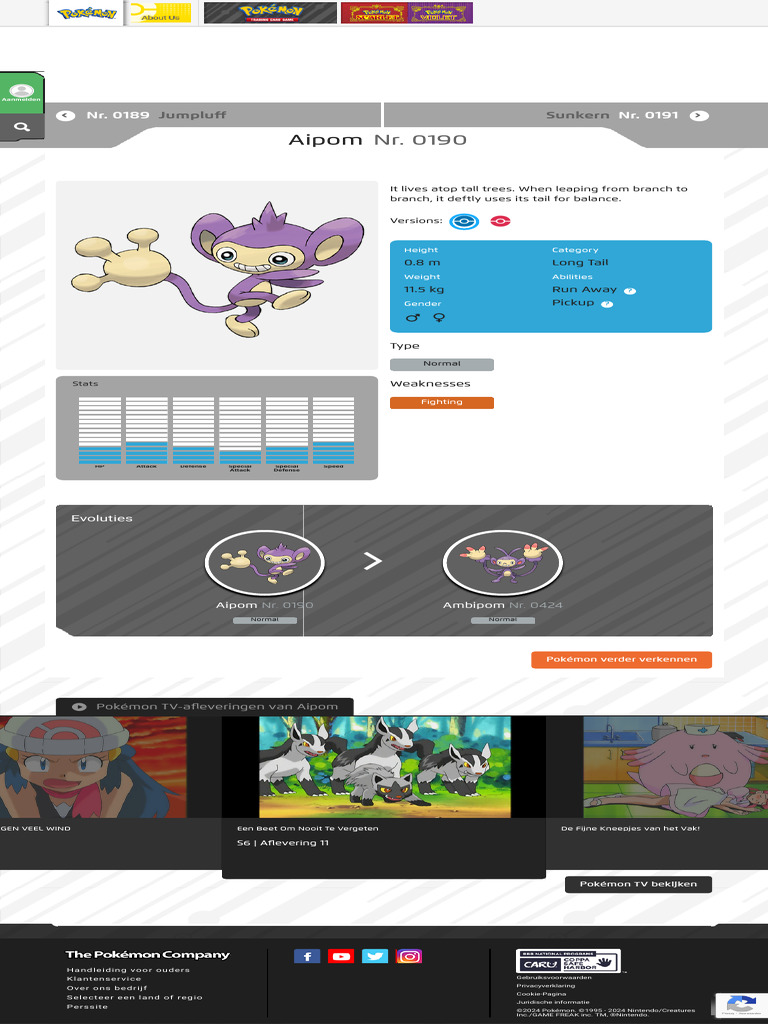 Aipom Pokédex | PDF