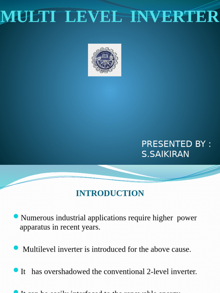 Multi Level Inverter | PDF | Power Inverter | Power Electronics