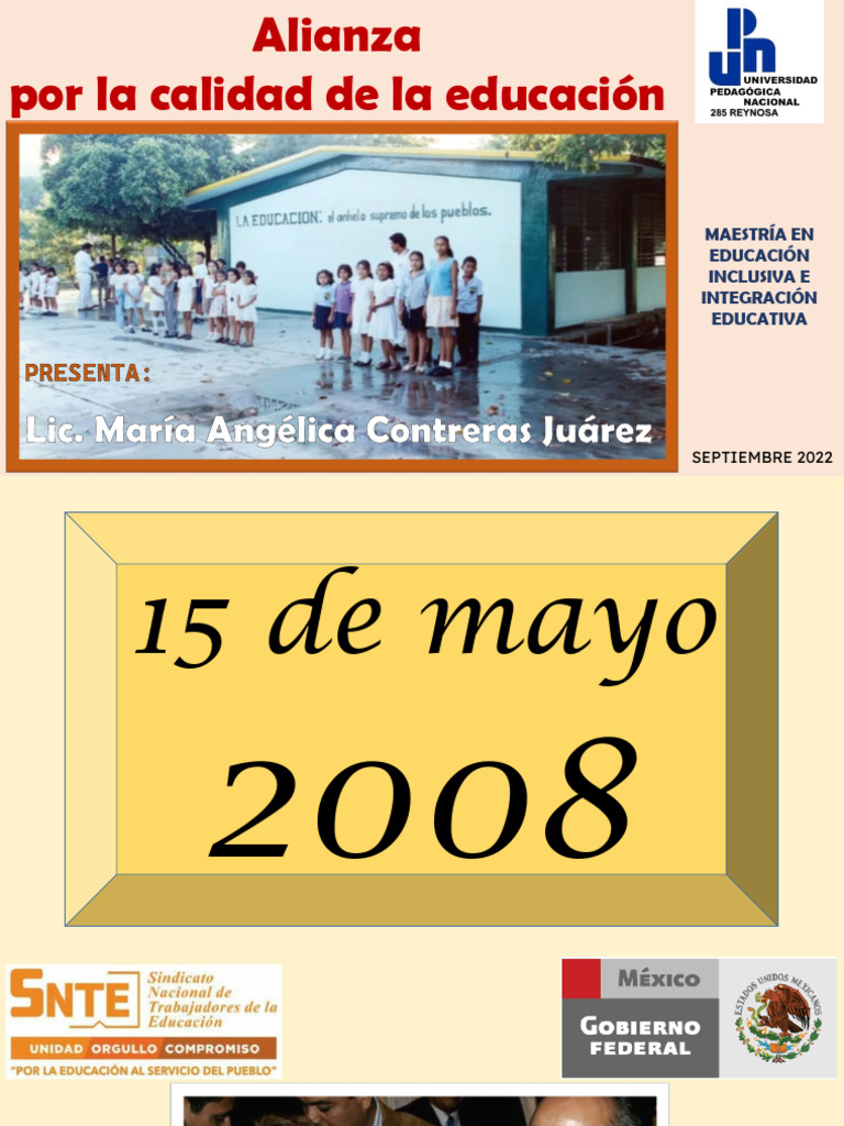 Alianza por la Calidad Educativa | PDF | Educación primaria | Enseñando