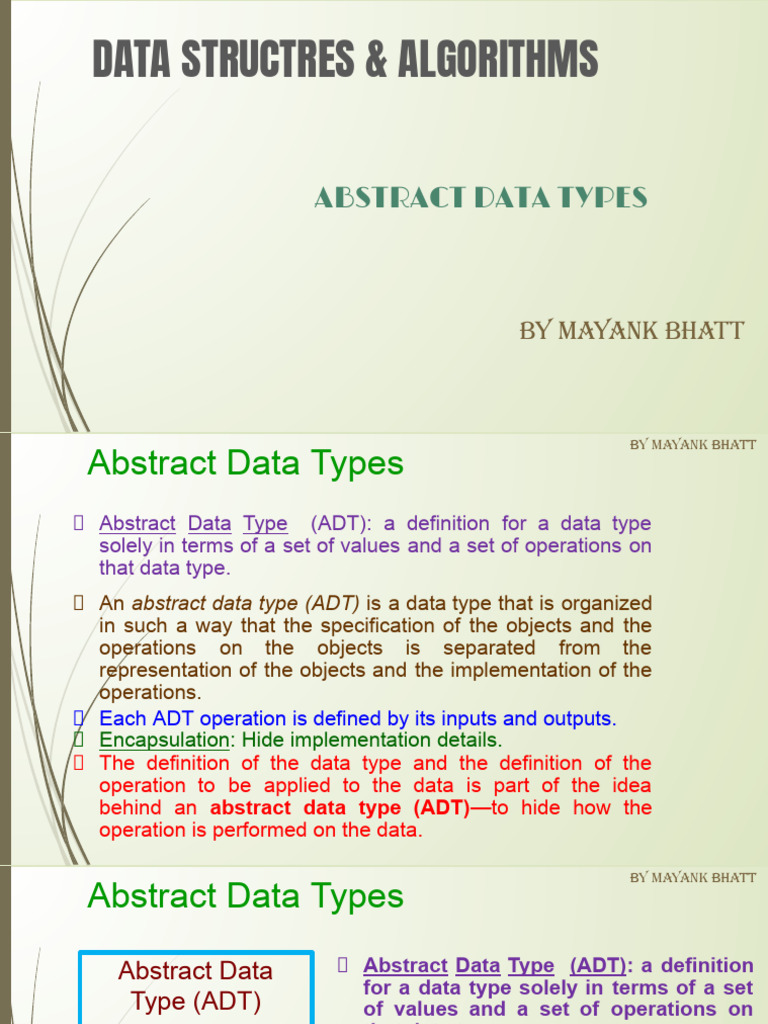 2 Abstract Data Types Pdf