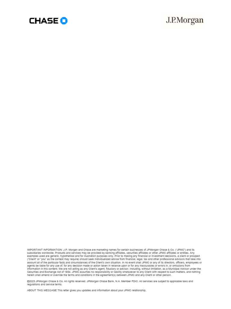 ACH and Wire Routing Instructions | PDF | Jp Morgan Chase | Business