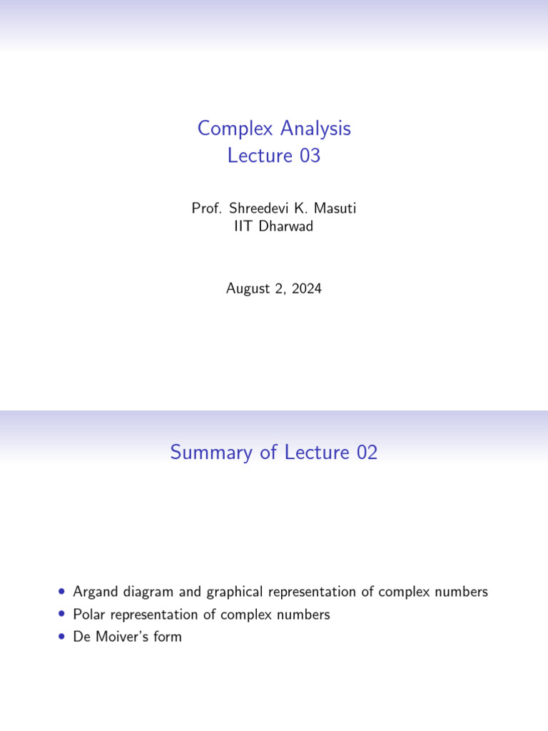 Complex Analysis: Limit Points & Sets | PDF | Space (Mathematics ...