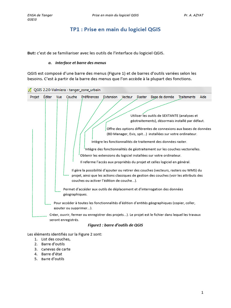 Prise en main de QGIS : Guide pratique | PDF | Logiciel | Fichier ...
