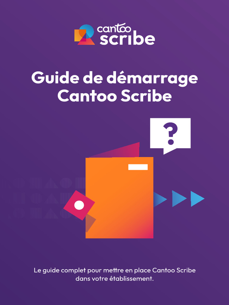 Guide d'utilisation de Cantoo Scribe | PDF | jeu de Google | Android ...