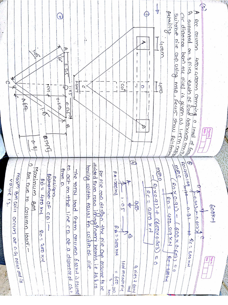 Pile Cap Design 1 Pdf
