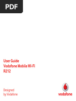 Vodafone R219t WiFi User Manual | PDF | Wi Fi | Ip Address