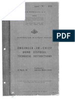 AMF Engineer-In-Chief Bomb Disposal Technical Instructions 1944