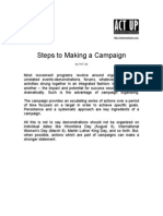 Steps To Making Campaign