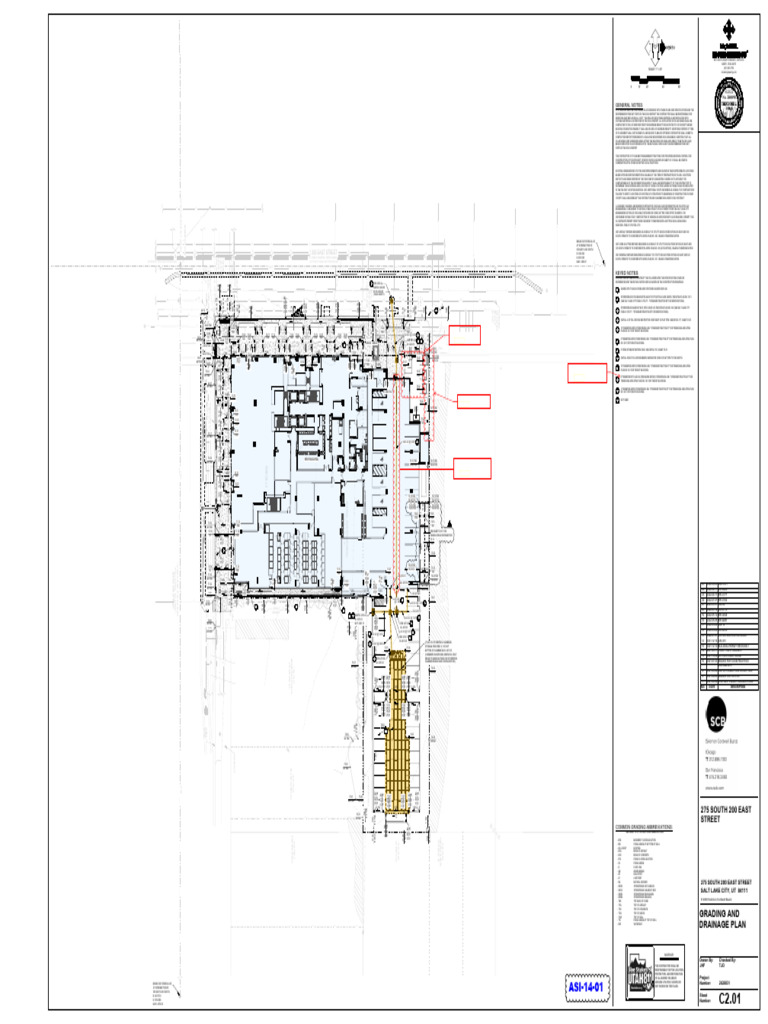 Grading and Drainage Plan: 275 SOUTH 200 EAST Street | PDF | Natural ...