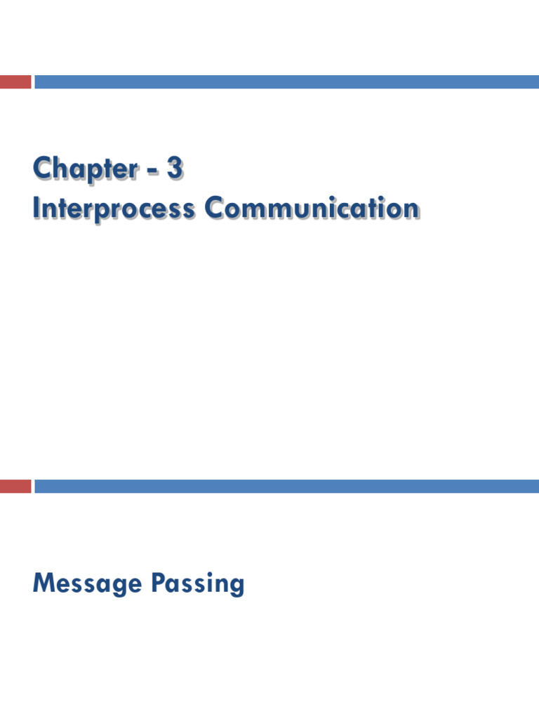 Interprocess Communication Overview | PDF | Multicast | Data Transmission