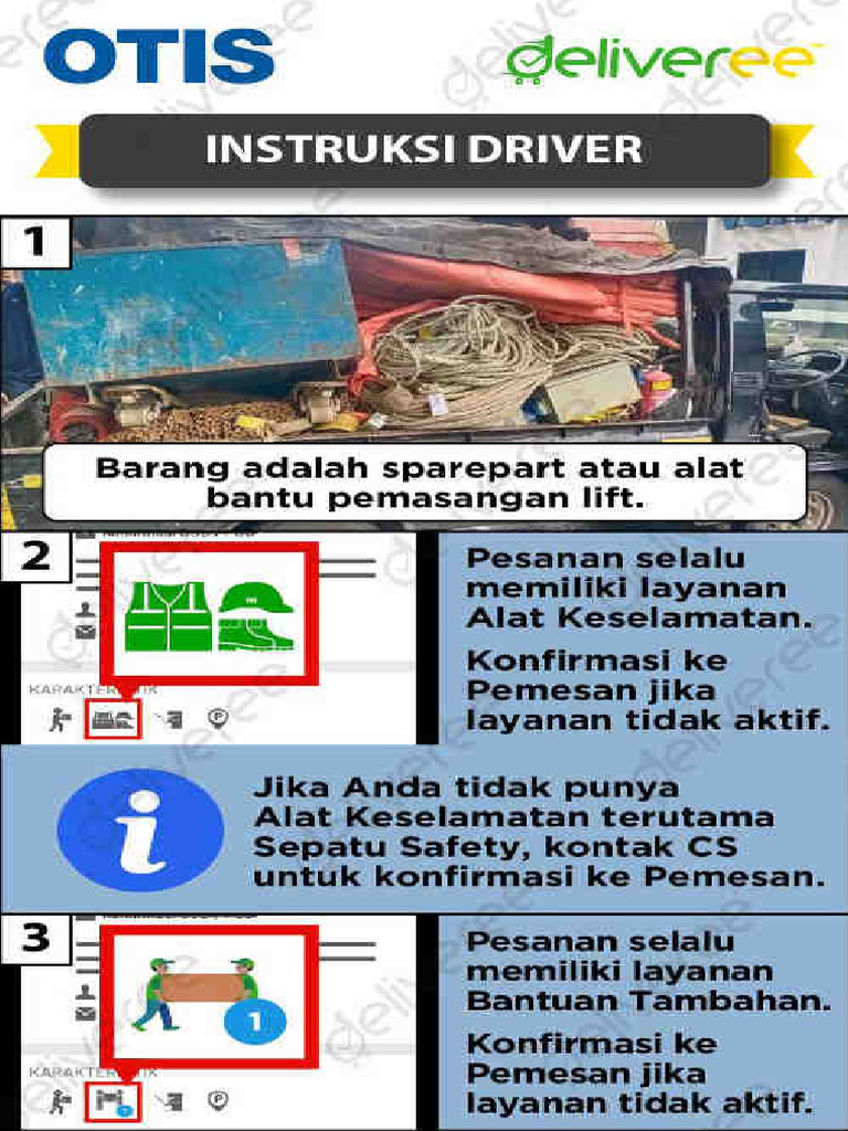 Driver Instruction - PT CItas Otis Indonesia Compressed | PDF