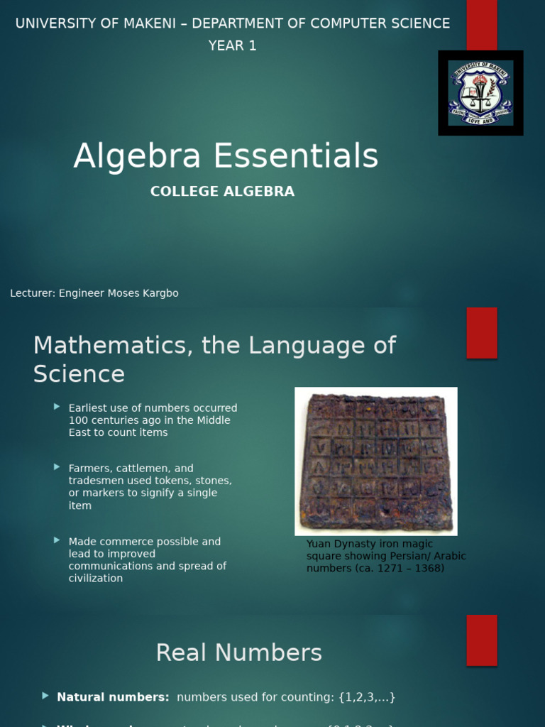 CollegeAlgebra 01 Algebra+Essentials | PDF | Exponentiation | Numbers