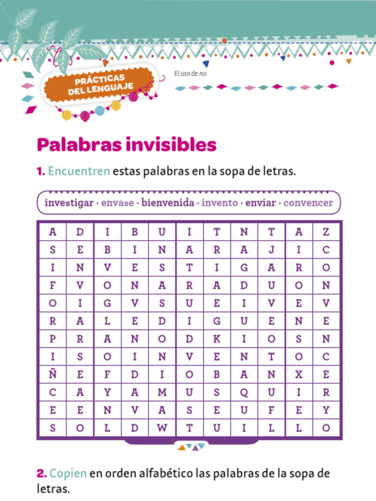 AR22_SAVL_3_U2_F17_Palabras_invisibles | PDF